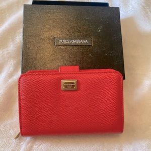 Dolce & Gabbana Red Wallet